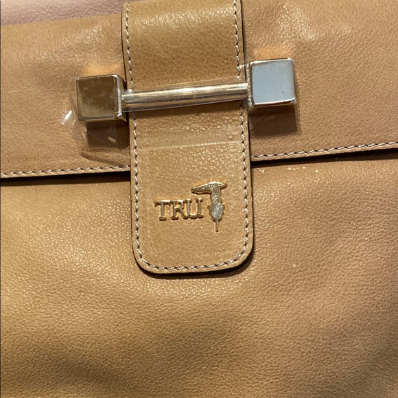 Tru Trussardi Handbags - TRU Trussardi Tan Leather Handbag